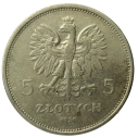 II RP, 5 złotych 1930 Sztandar