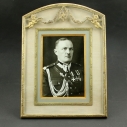Fotografia gen. bryg. Mieczysława Smorawińskiego z dedykacją wnuczki 