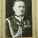 Fotografia gen. bryg. Mieczysława Smorawińskiego z dedykacją wnuczki 