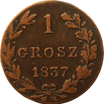 Królestwo Polskie, 1 grosz 1837
