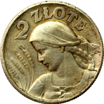 II RP, 2 złote 1925 Żniwiarka, Londyn