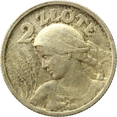 II RP, 2 złote 1924 Żniwiarka, Paryż