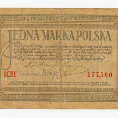 II RP, 1 mkp 1919 ICH
