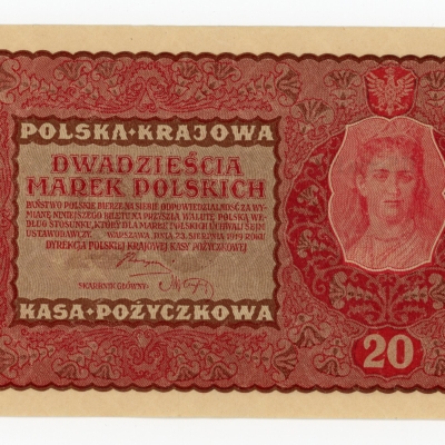 II RP, 20 mkp 1919 II Serja FG