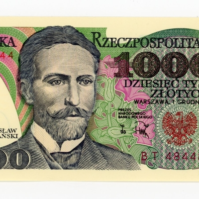 PRL, 10.000 złotych 1988 BT. Rzadkie (L5)