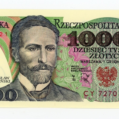 PRL, 10.000 złotych 1988 CY