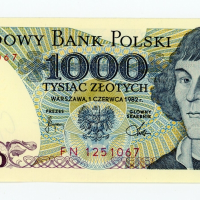 PRL, 1000 złotych 1982 FN