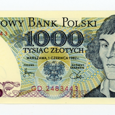 PRL, 1000 złotych 1982 GD