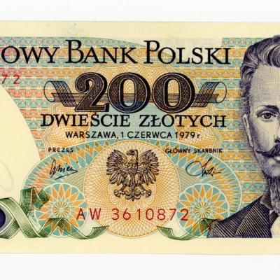 PRL, 200 złotych 1979 AW. Rzadkie (L5)