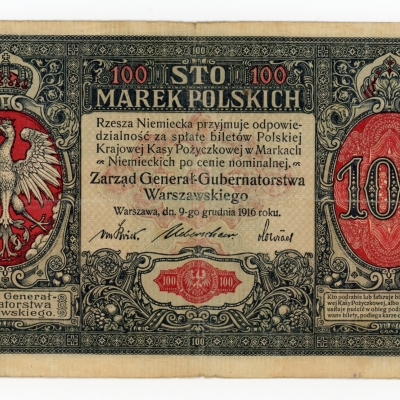 GG, 100 mkp 1916 Generał