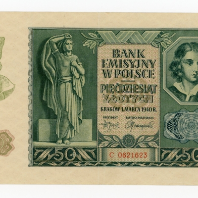 GG, 50 złotych 1940 C