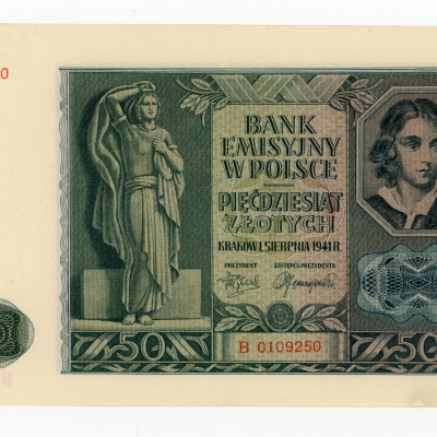 GG, 50 złotych 1941 B.