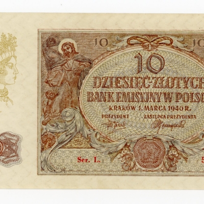 GG, 10 złotych 1940 L