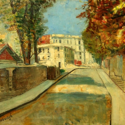 Nathan Grunsweigh (1883 Kraków - 1956 Paryż), Widok Paryża