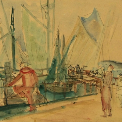 Henryk Epstein (1891 Łódź - 1944 Auschwitz), Ludzie w porcie