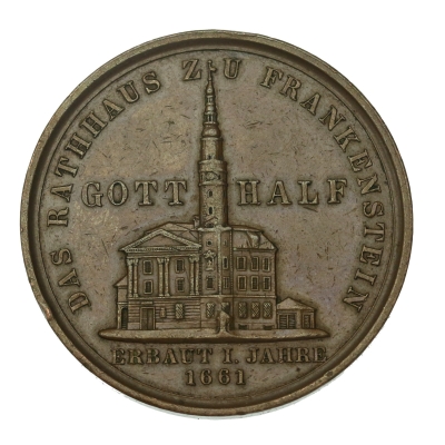 Ząbkowice Śląskie, Medal ze zniszczenia miasta 1858