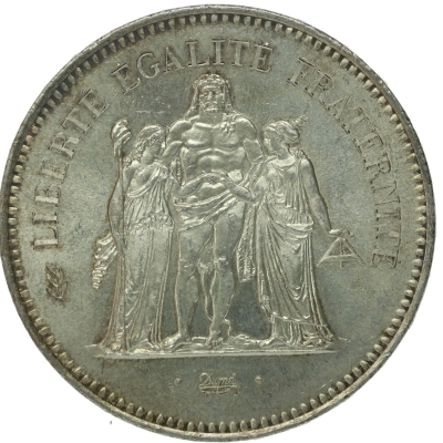 Francja, V Republika, 50 franków 1977