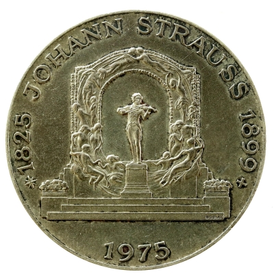 Austria, II Republika, 100 Szylingów 1975