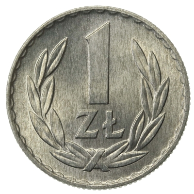 PRL, 1 złoty 1969. Piękna