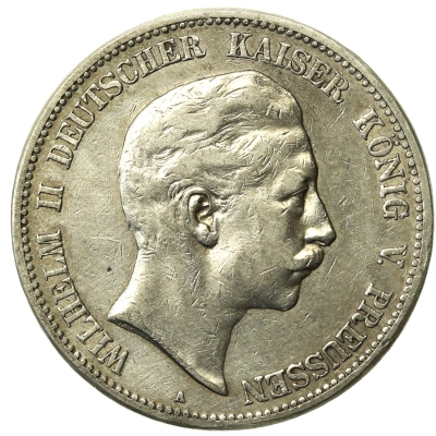 Niemcy, Prusy, Wilhelm II, 5 marek 1900