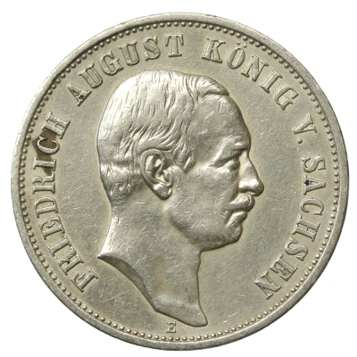 Niemcy, Saksonia, 3 marki 1909