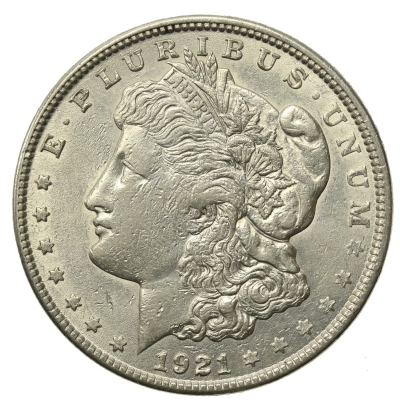 USA, 1 dolar 1921, Morgan, Filadelfia