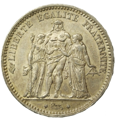 Francja, III Republika, 5 franków 1873, Paryż