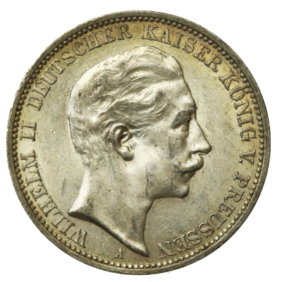 Niemcy, Prusy, Wilhelm II, 3 marki 1911