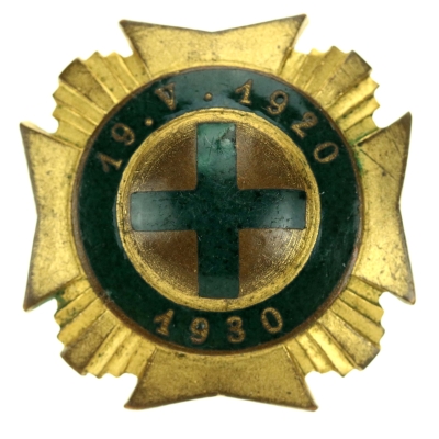 II RP, Odznaka 10-lecia Służby Weterynaryjnej 1920-1930. Nagalski