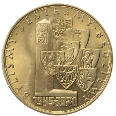 PRL, 10 złotych 1970 Byliśmy Jesteśmy Będziemy