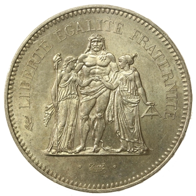 Francja, V Republika, 50 franków 1975