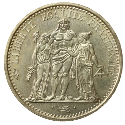 Francja, V Republika, 10 franków 1968