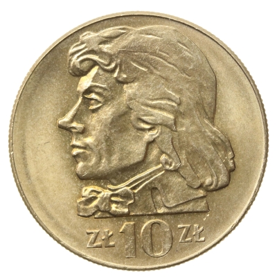 PRL, 10 złotych 1971, Tadeusz Kościuszko