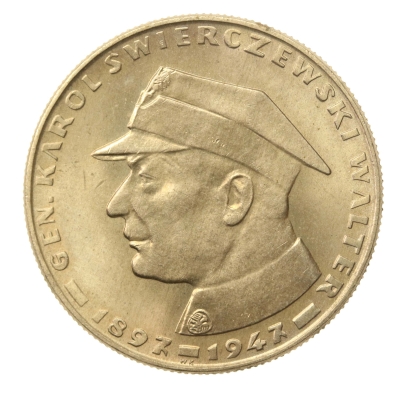 PRL, 10 złotych 1967, Karol Świerczewski