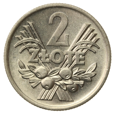 PRL, 2 złote 1970 Jagody