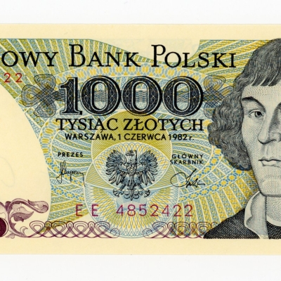 PRL, 1000 złotych 1982 EE