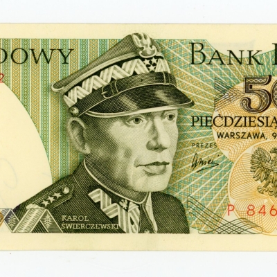 PRL, 50 złotych 1975 P. Rzadsze